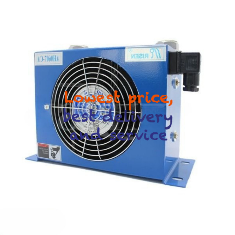 1PC AH0607T-CA New Hydraulic Air Cooler Oil Radiator G3/4 Blue Fast Shipping