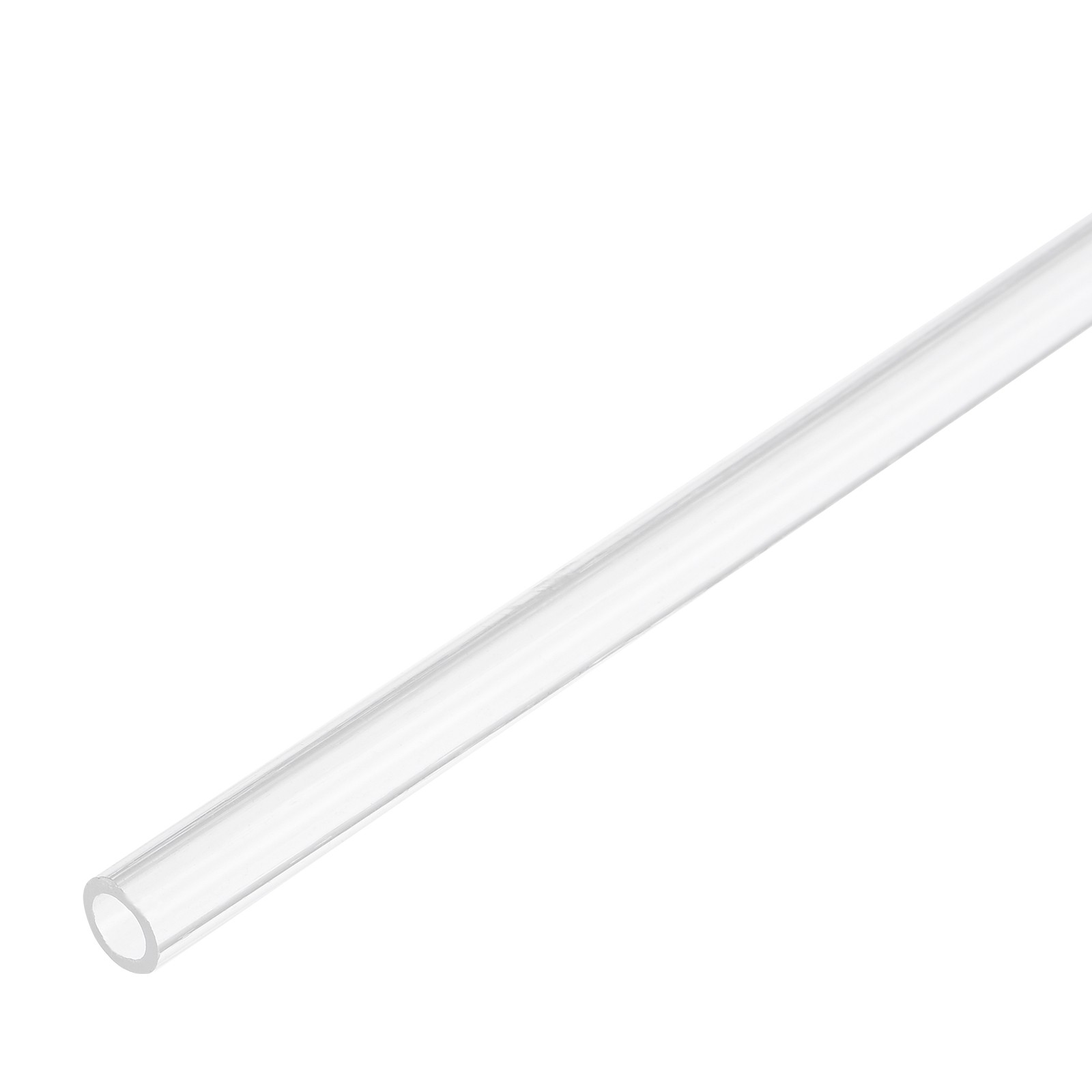 2Pack Acrylic Pipe Rigid Round Clear Tube 4mm ID 6mm(1/4″) OD 305mm