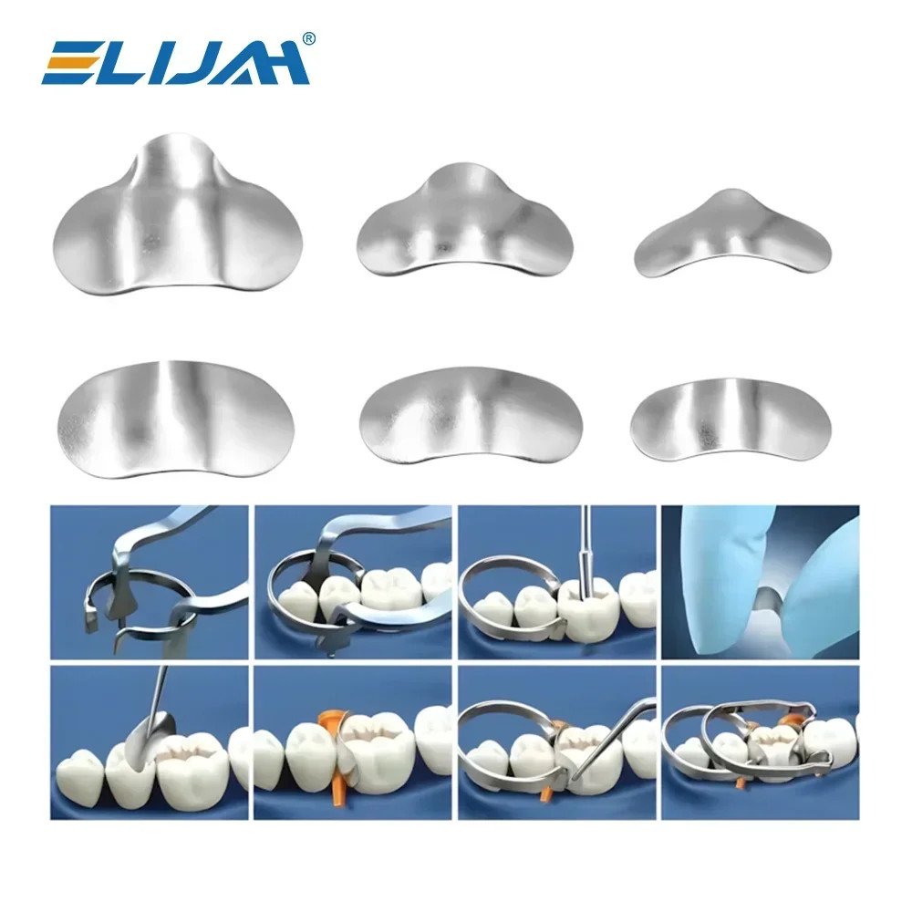 Dental Sectional Contoured Metal Matrices Refill Matrix Band Kit No.1.398 &1.330