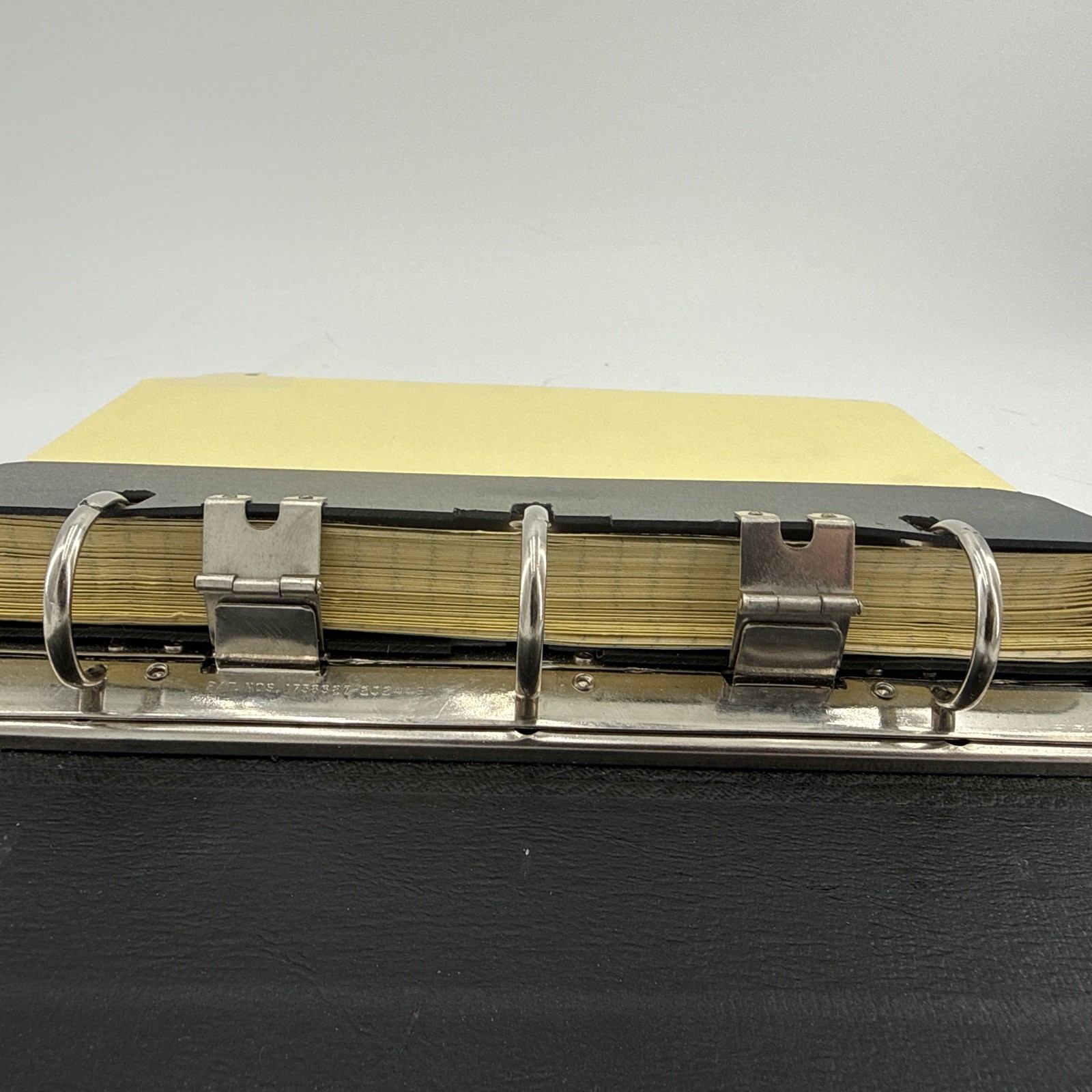 Vtg 3 Ring Loose Leaf Binder Stationary Aico Hard Cover Ledger Book NOS