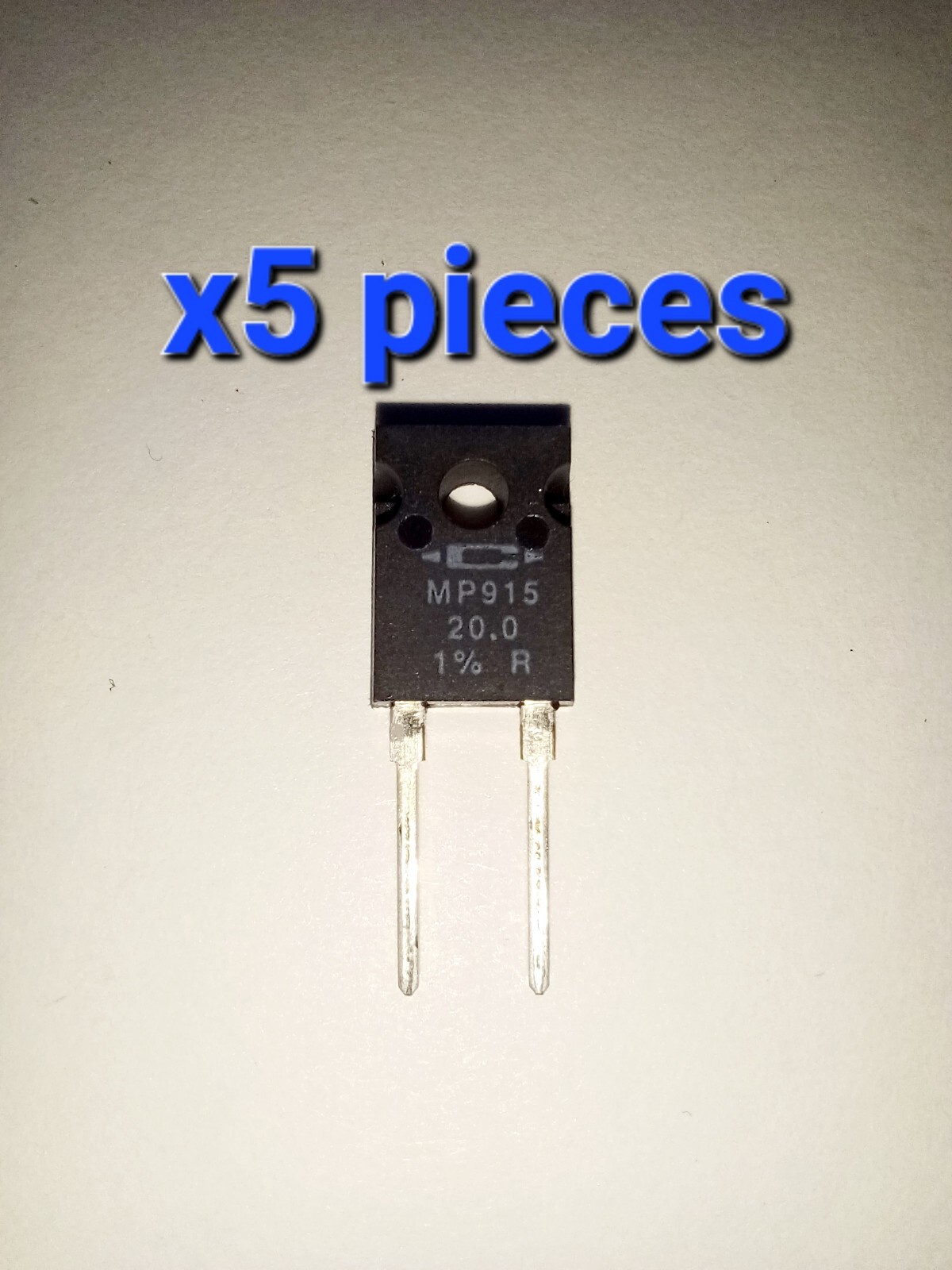 Lot of 5* Caddock 15 Watt Thick Film Resistor 20 Ohm MP915-20.0-1% TO-126-2