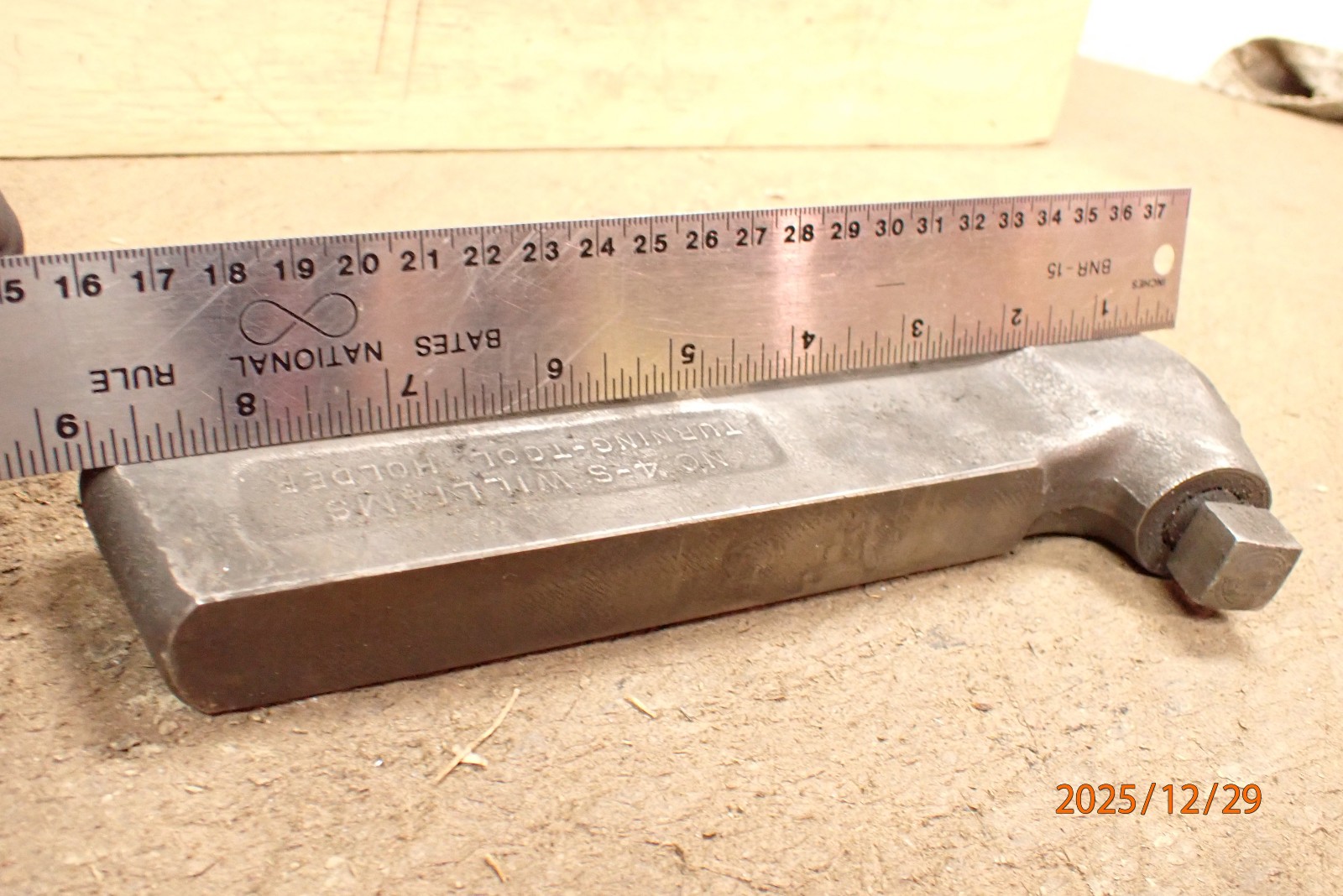 VINTAGE WILLIAMS NO. 4-S METAL LATHE TOOL HOLDER
