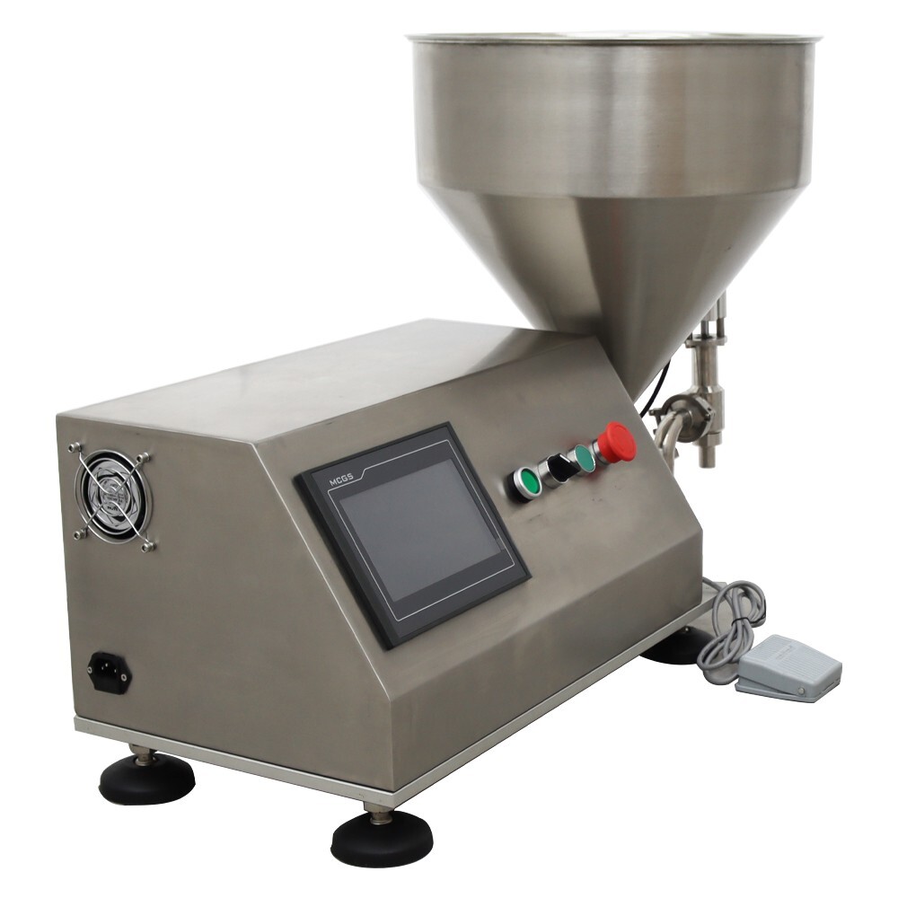 Open Box! 110V 5-50000ml Gear Pump Paste Liquid Filling Machine w/Touch Screen