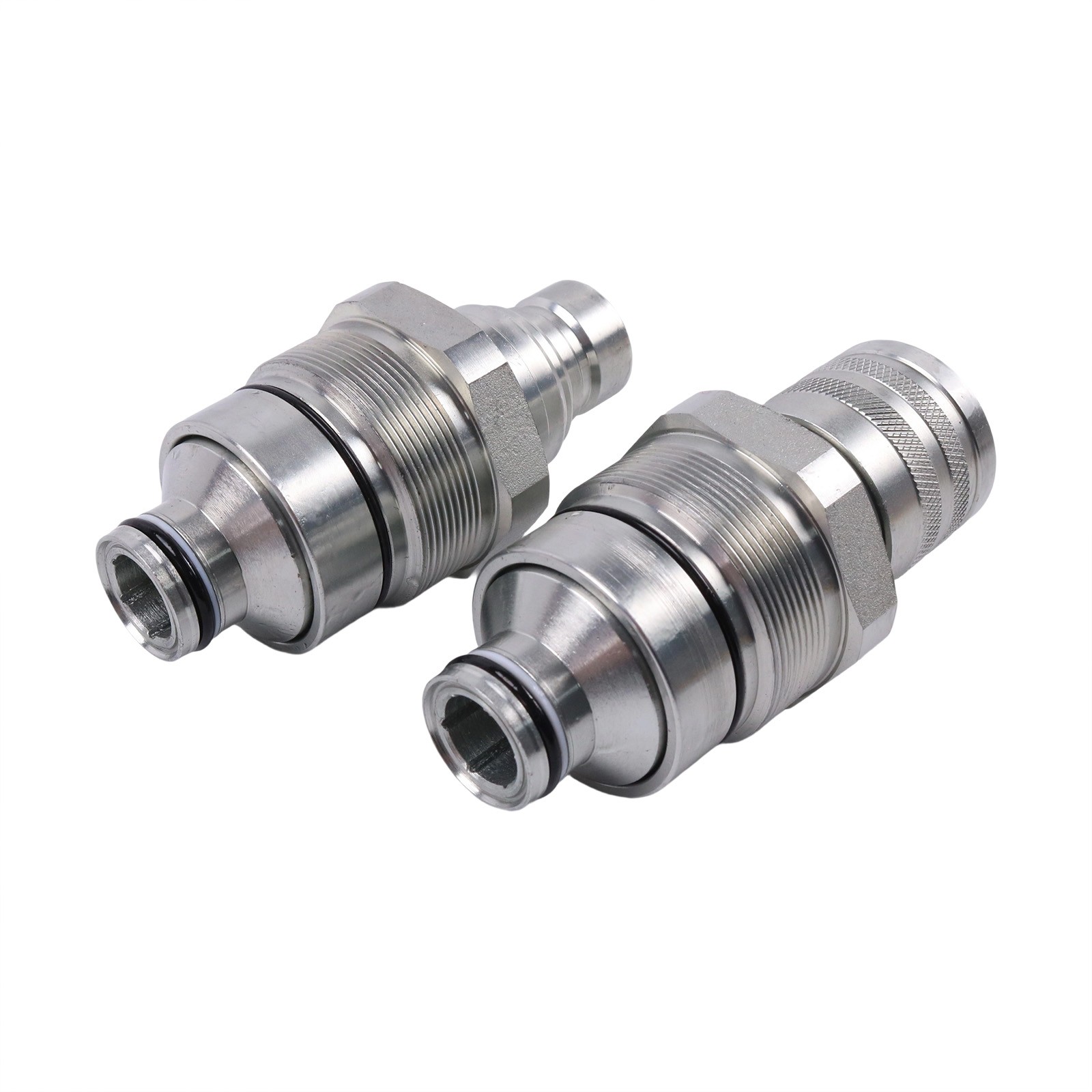 Flat Face Coupler Kit AT406474 AT406475 for John Deere 319E 323E 325G 329E 331G