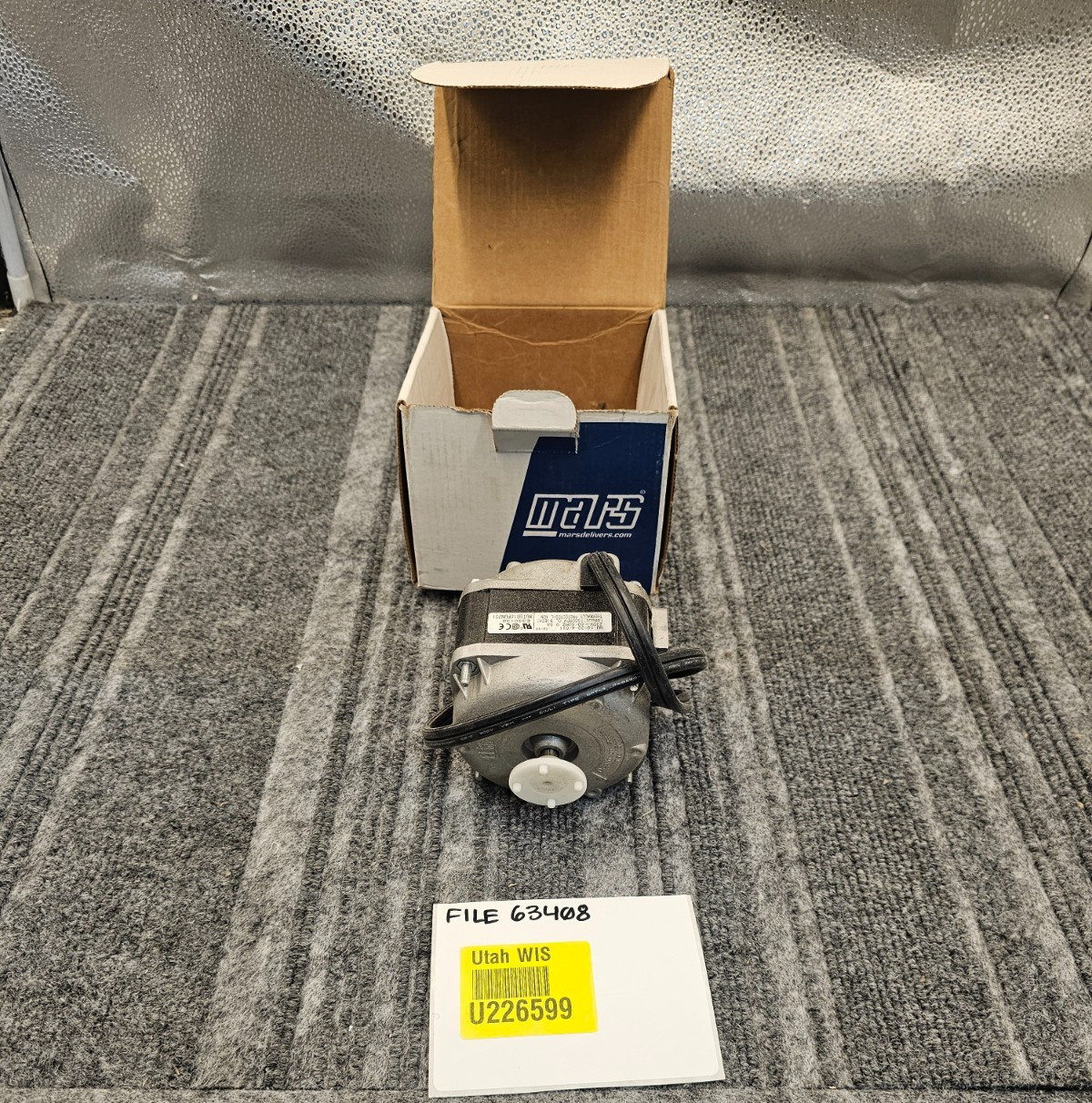 MARS 00852 ELCO High Efficiency Motor EDA15253UC0176 15W 115V CCW 1/50 HP