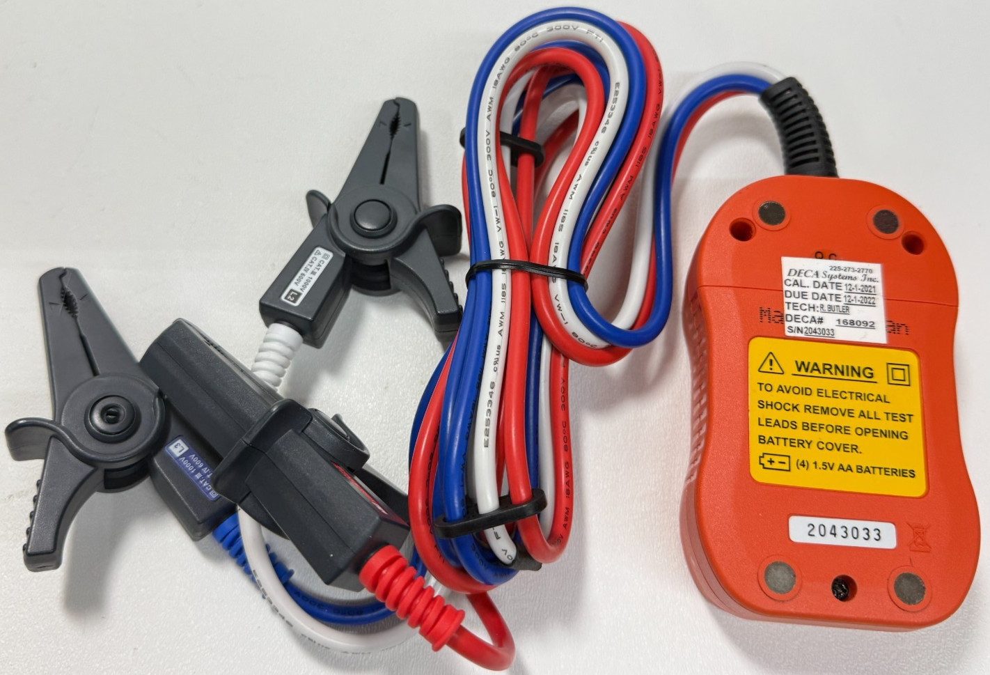 EXTECH PRT200 Non-Contact Phase Rotation Tester with Case CAT IV 600V III 1000V