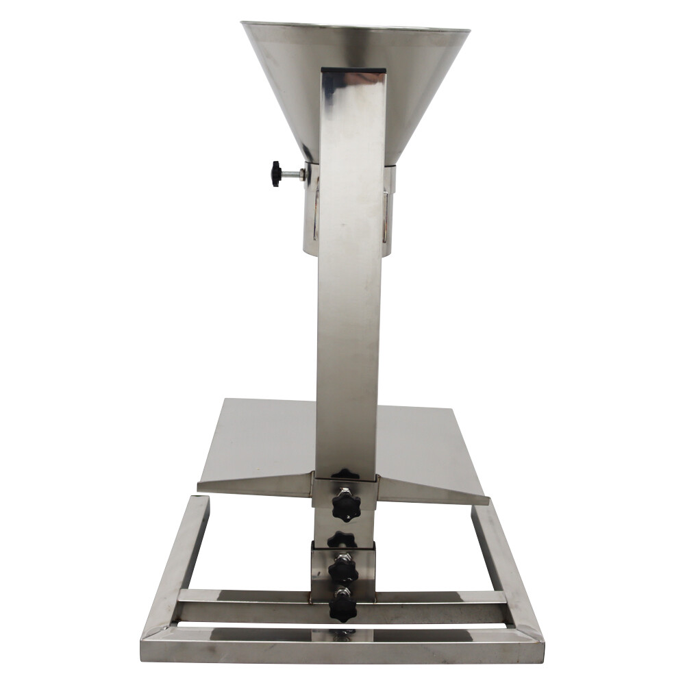Stainless Steel Manual Feeding Hopper with Support Stand 0.8″/2″/3.9″