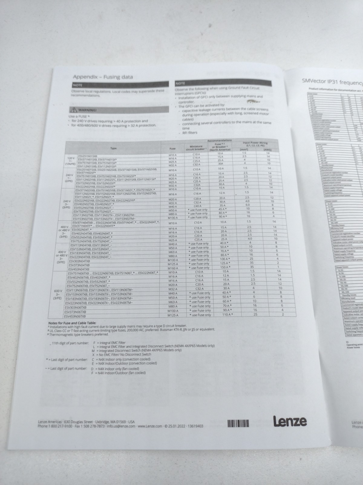 *** Lenze AC Tech ESV113N04TXB XX1J42 Frequency Inverter Drive 3 PHase 15 HP