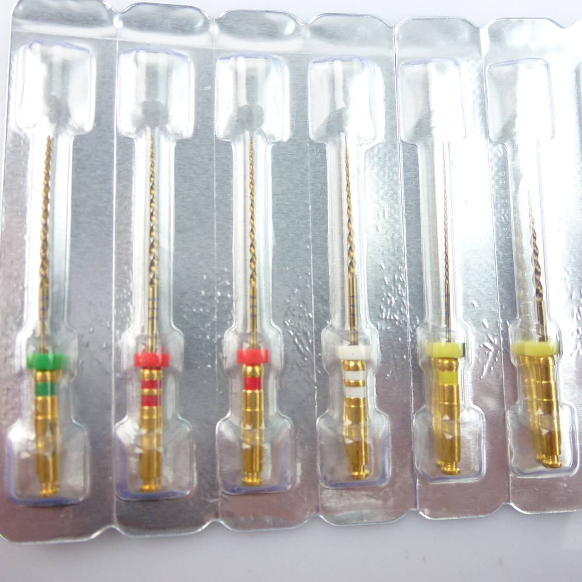 6pc Dental Endo Rotary NITI Files X3-Pro Gold Taper Root Canal Endodontic Files