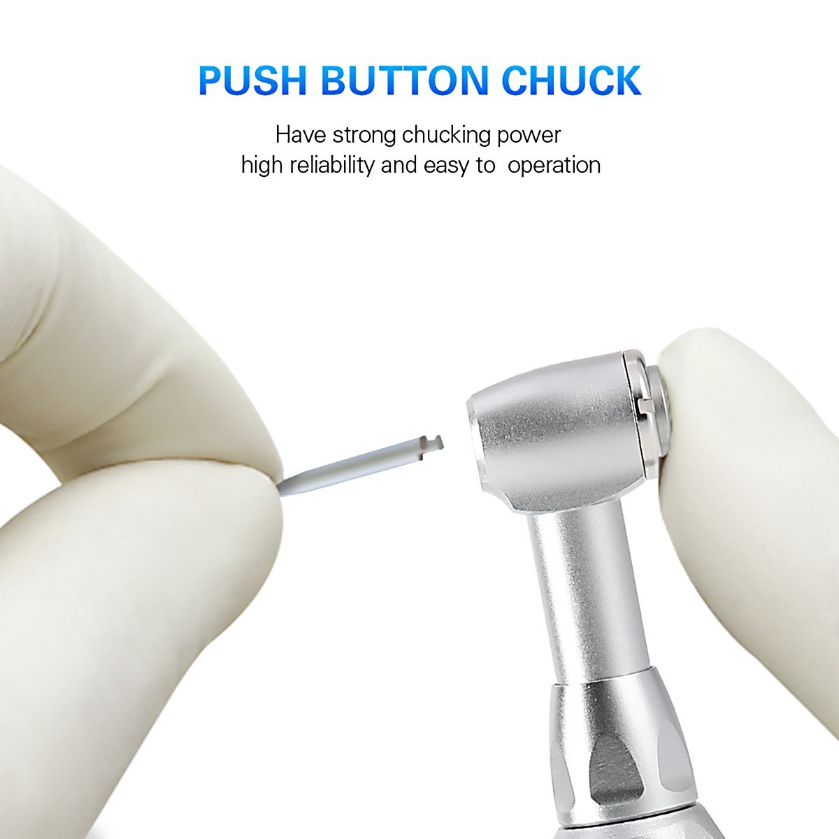 Dental Low Slow Speed Handpiece Contra Angle Push Button E-Type