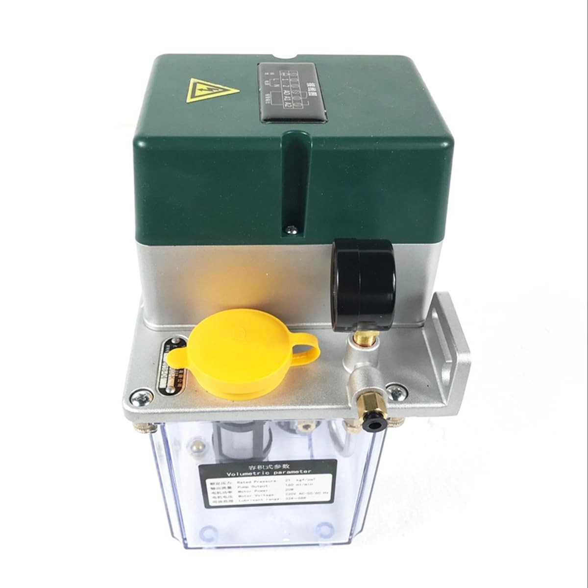 INTBUYING 110V Automatic Lubricating Oil Pump with Pressuracity