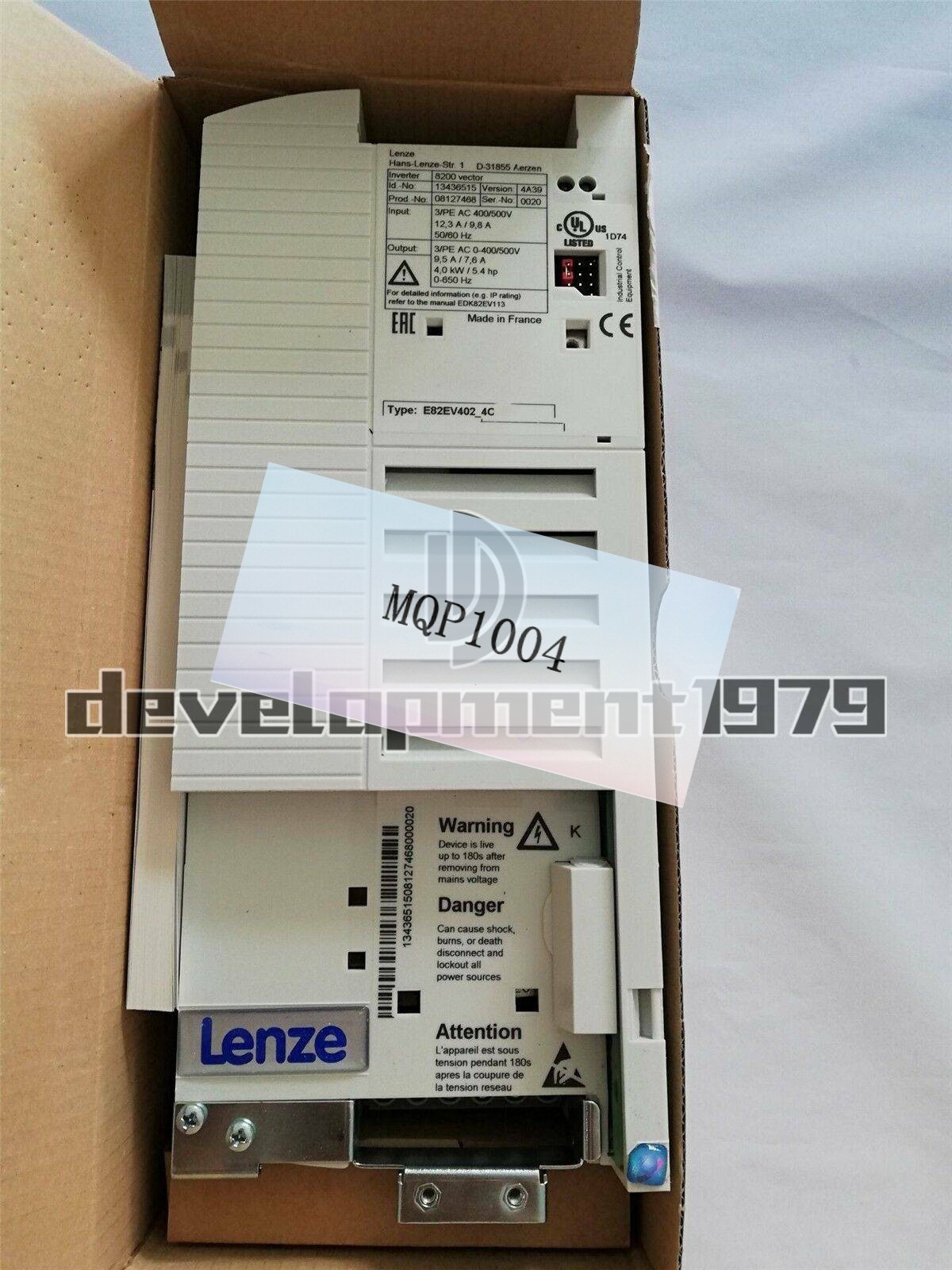 ONE NEW Lenze 4KW Inverter E82EV402K4C E82EV402_4C