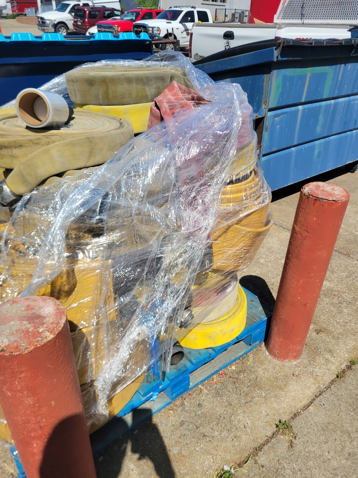 2 1/2″ 2.5″ x 50 ft Fire Hose Used With Ends