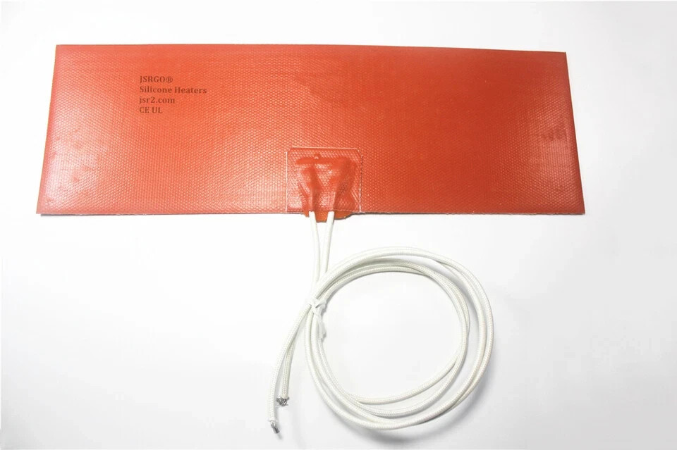 Silicone Heating Blanket Pad 1″ X 5″ 25.4 X 127mm 25W Factory Direct Sale Custom