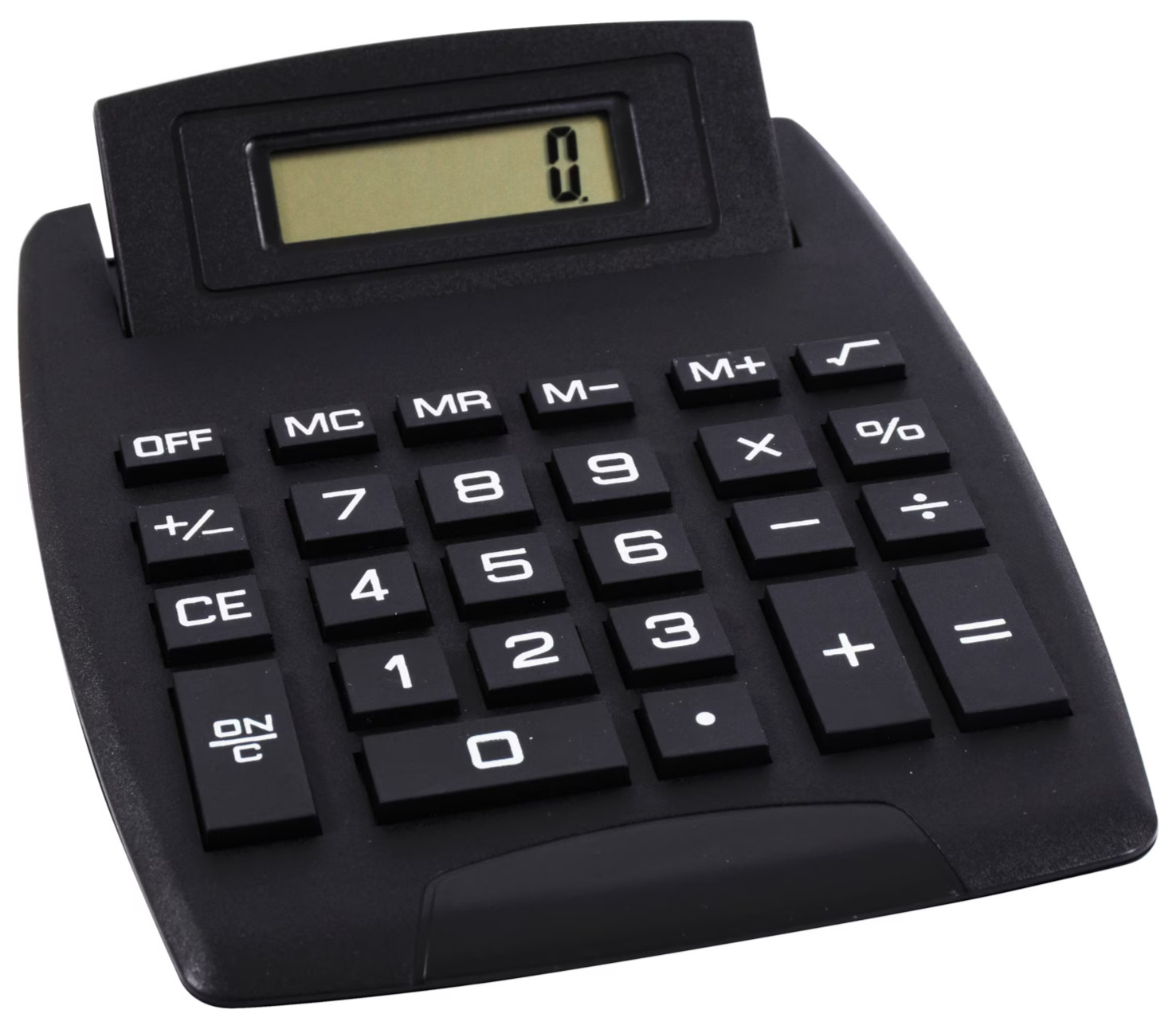 Slim 8 Digit Display 5.75 in x 7.5 in Desktop Calcultor with Tilt Display