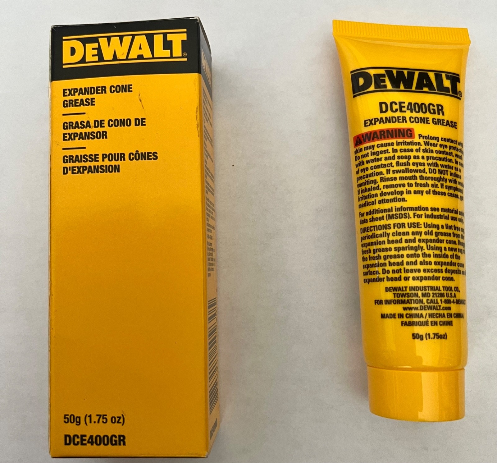 DEWALT PEX 1.75 Ounces EXPANDER CONE GREASE DC400GR 5 Available