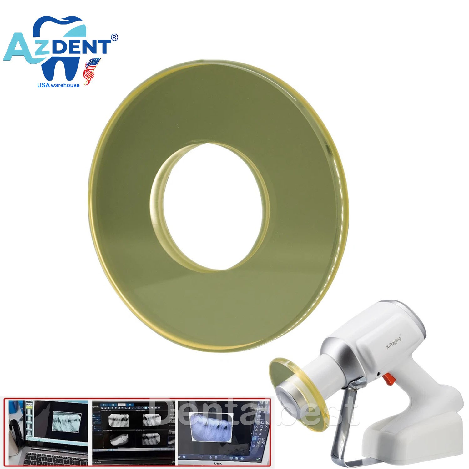 Dental Scatter Shield Ring Protective Shield for X Portable Mobile rayos Machine
