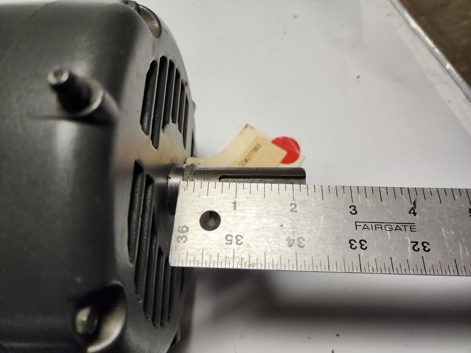 Baldor 1-1/2 HP 3 Ph. 1725 RPM Inverter Duty Brake Motor 145T Cat No. BM3154T