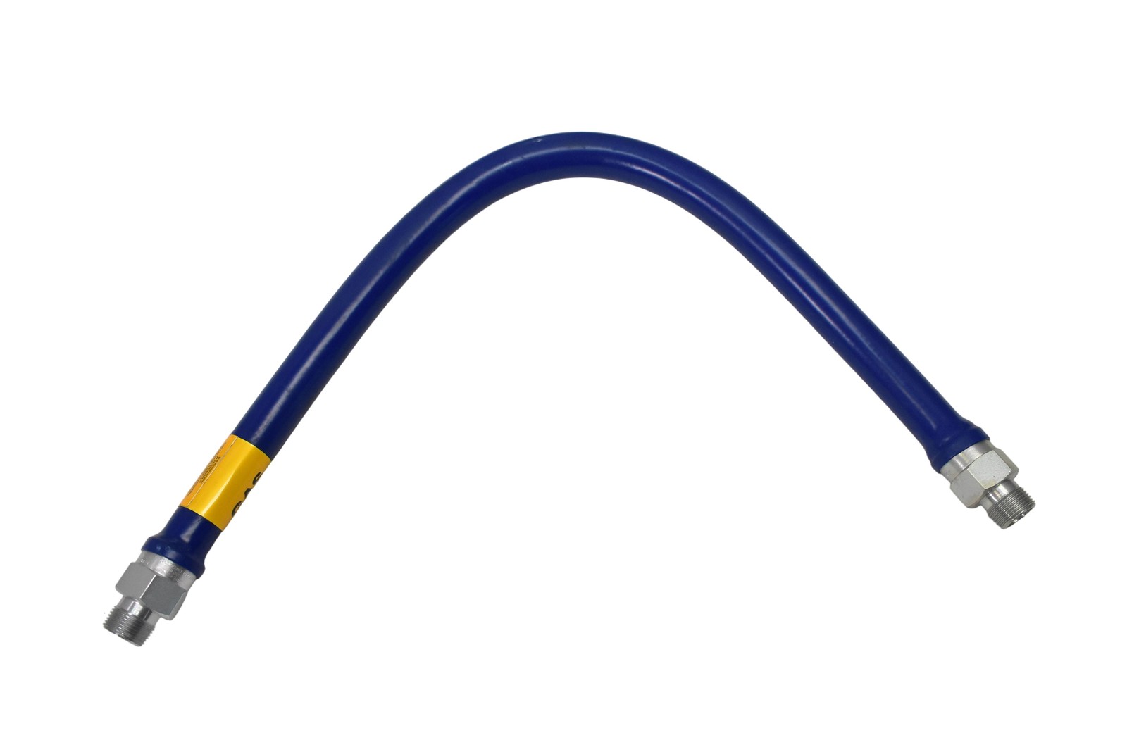 Dormont 3/4 in Gas Connector Hose Blue PVC Coated Antimicrobial Watts 3/4 MIP