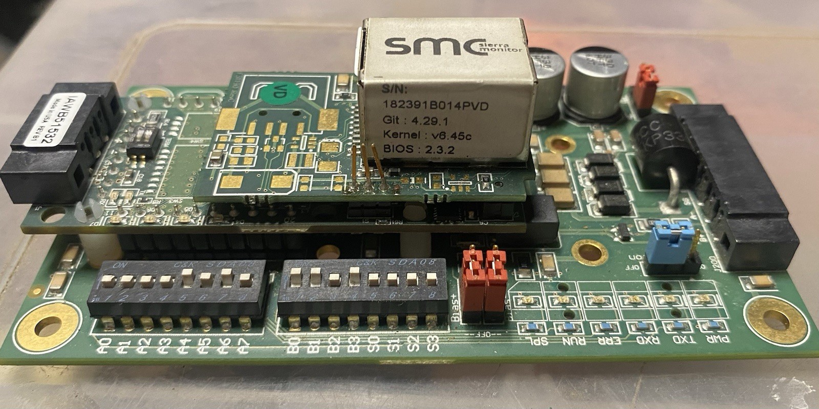 SMC PROTOCESSOR FPC-ED2 on a PROTOCARRIER BOARD