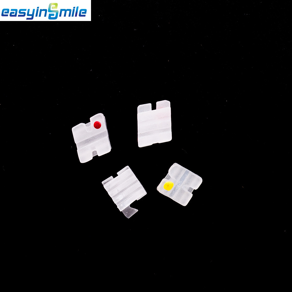 Dental Orthodoncia Ceramic Brackets Self ligating Monocrystalline Sapphire Brace