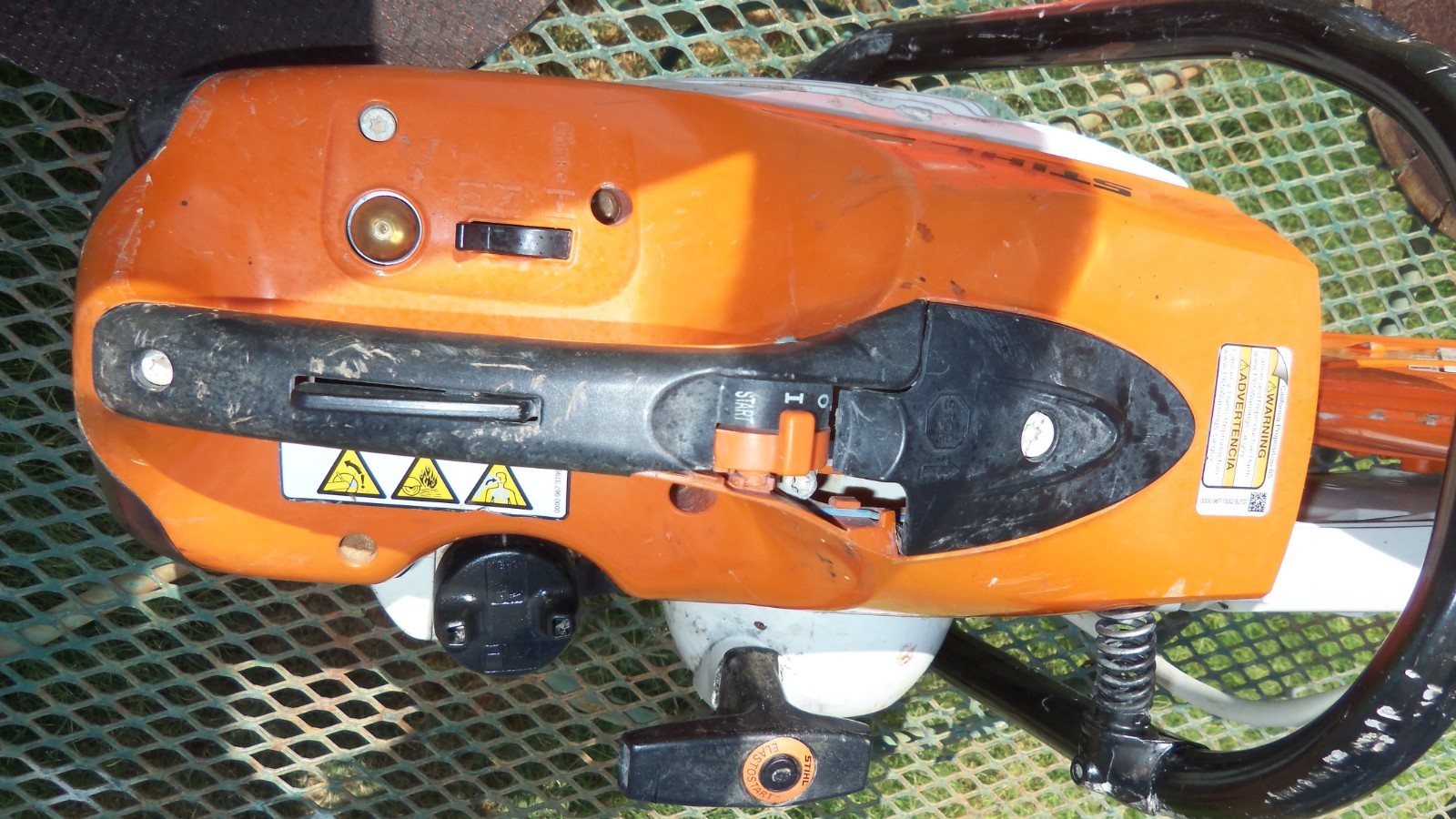 STIHL TS420 – 14in Gas Handheld Cut-Off Saw – Orange – 4 Blades – free ship