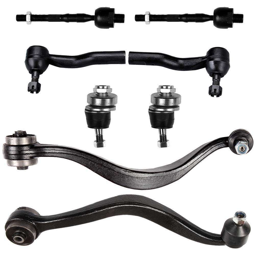 8Pcs Front Lower Control Arm w/ Ball Joint Tie Rod for Milan 06-09 Zephyr 06