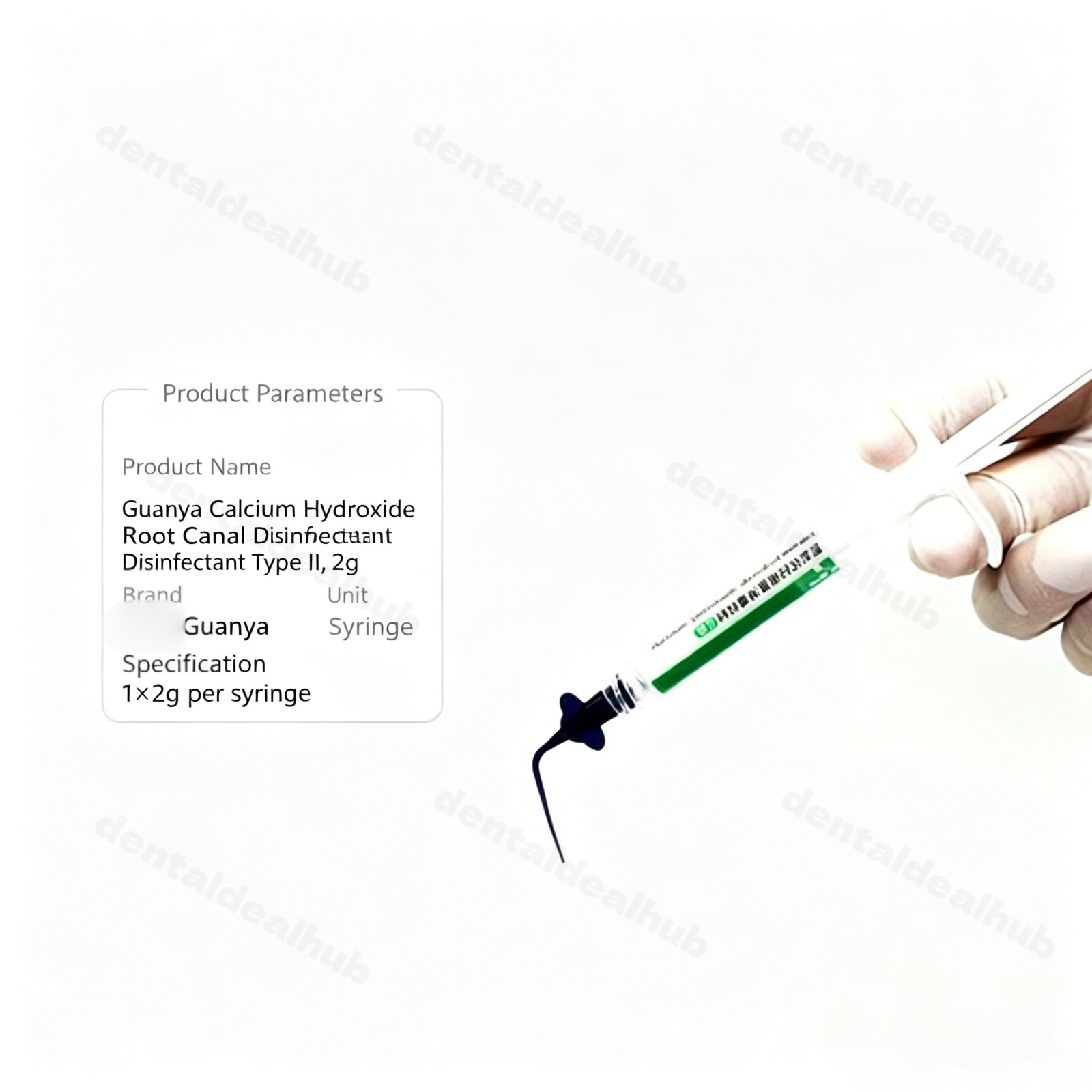 Guanya Calcium Hydroxide Root Canal Disinfectant 2g Paste II Iodoform