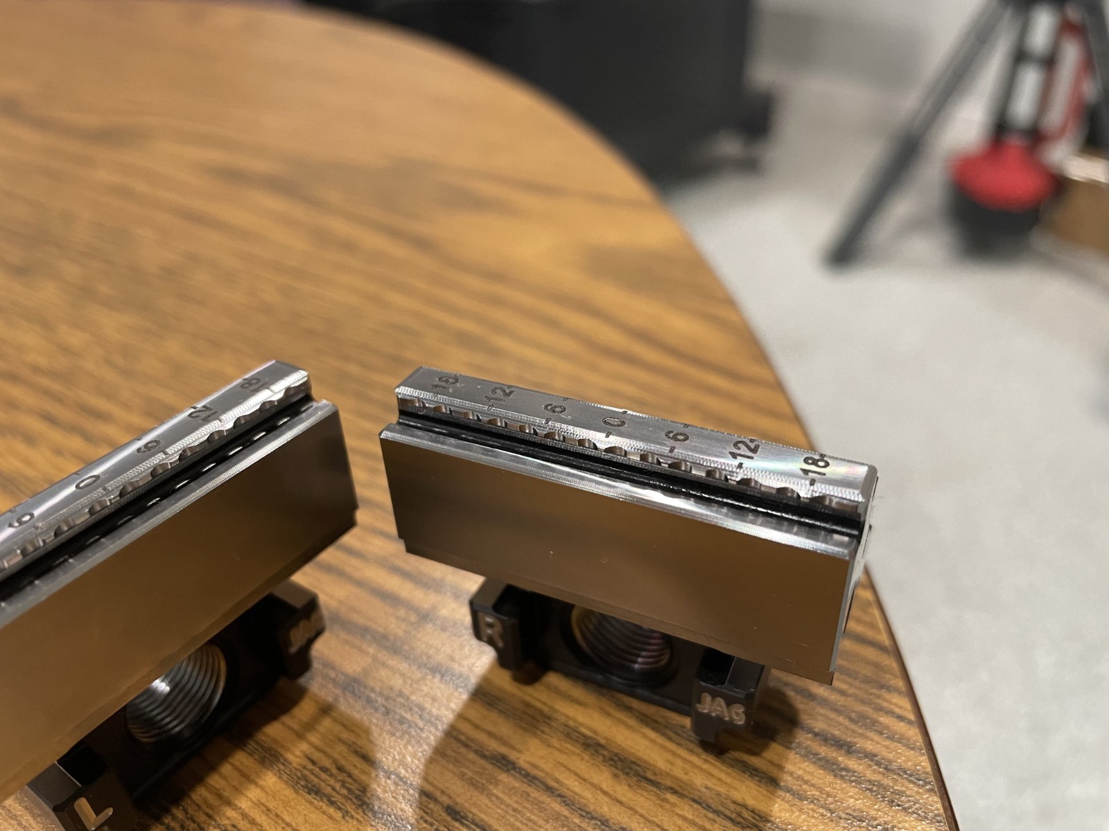 NEW Lang Makro Grip 46 Serrated Vise Jaw Pair 48046‑4620 CNC Technik