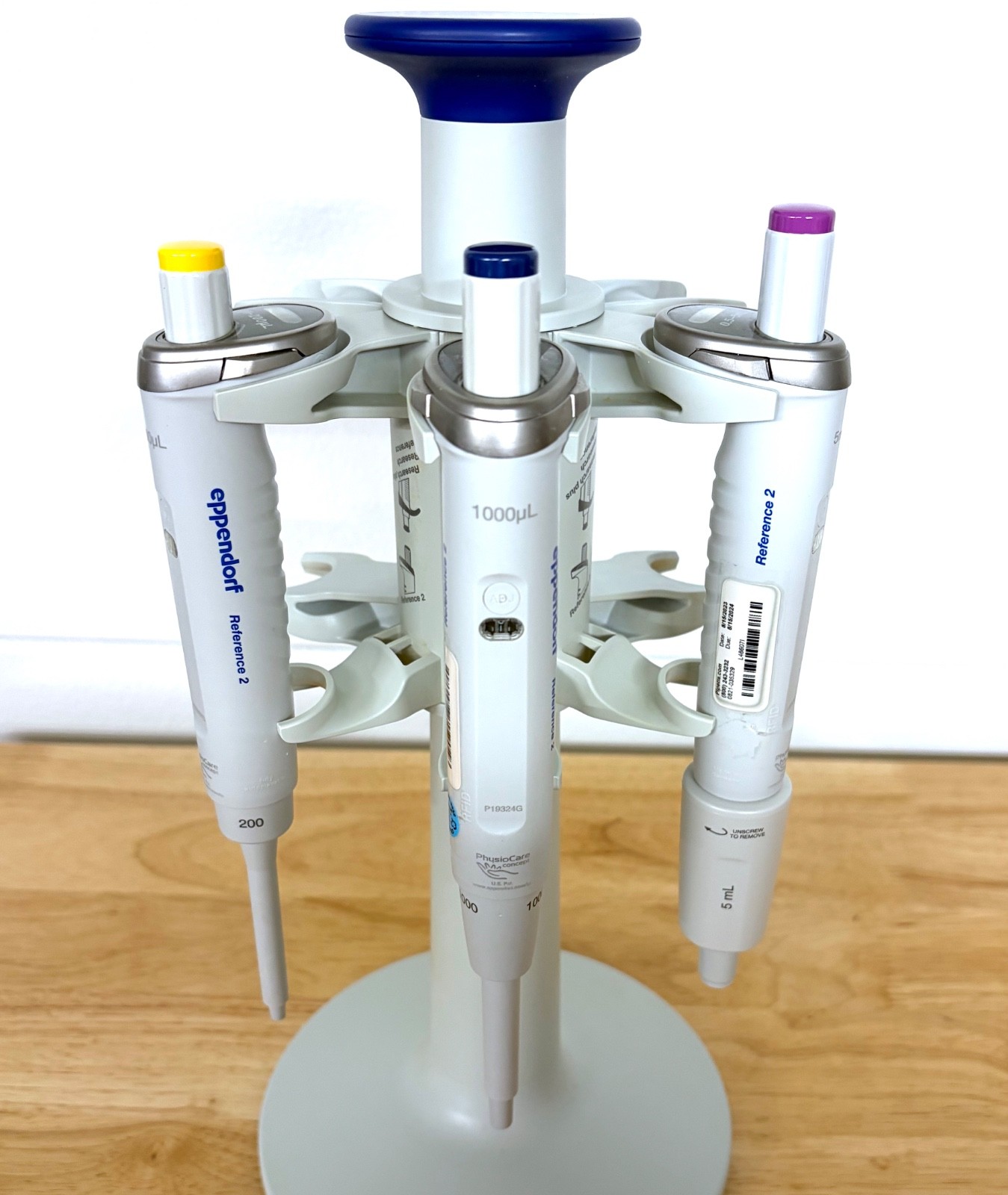 Eppendorf Reference 2 Pipette Set (20-200 μL, 100-1000 μL, 0.5-5 mL) – Excellent