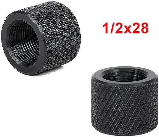 TPO Thread Protector 1/2 x28 with 1/2 x 28 Crush Washer Steel （1/2×28-6PCS)