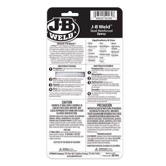 J-B Weld Syringe 25 Ml Epoxy