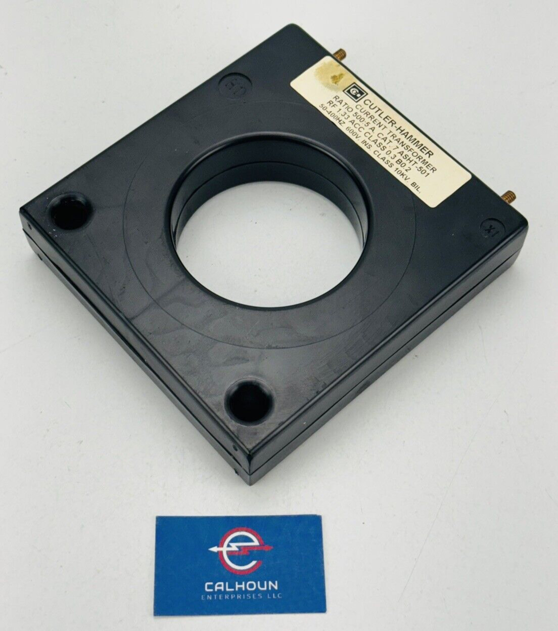 Cutler-Hammer 7ASHT-501 Transformer 500:5A Ratio 50-400Hz 600V *WARRANTY*