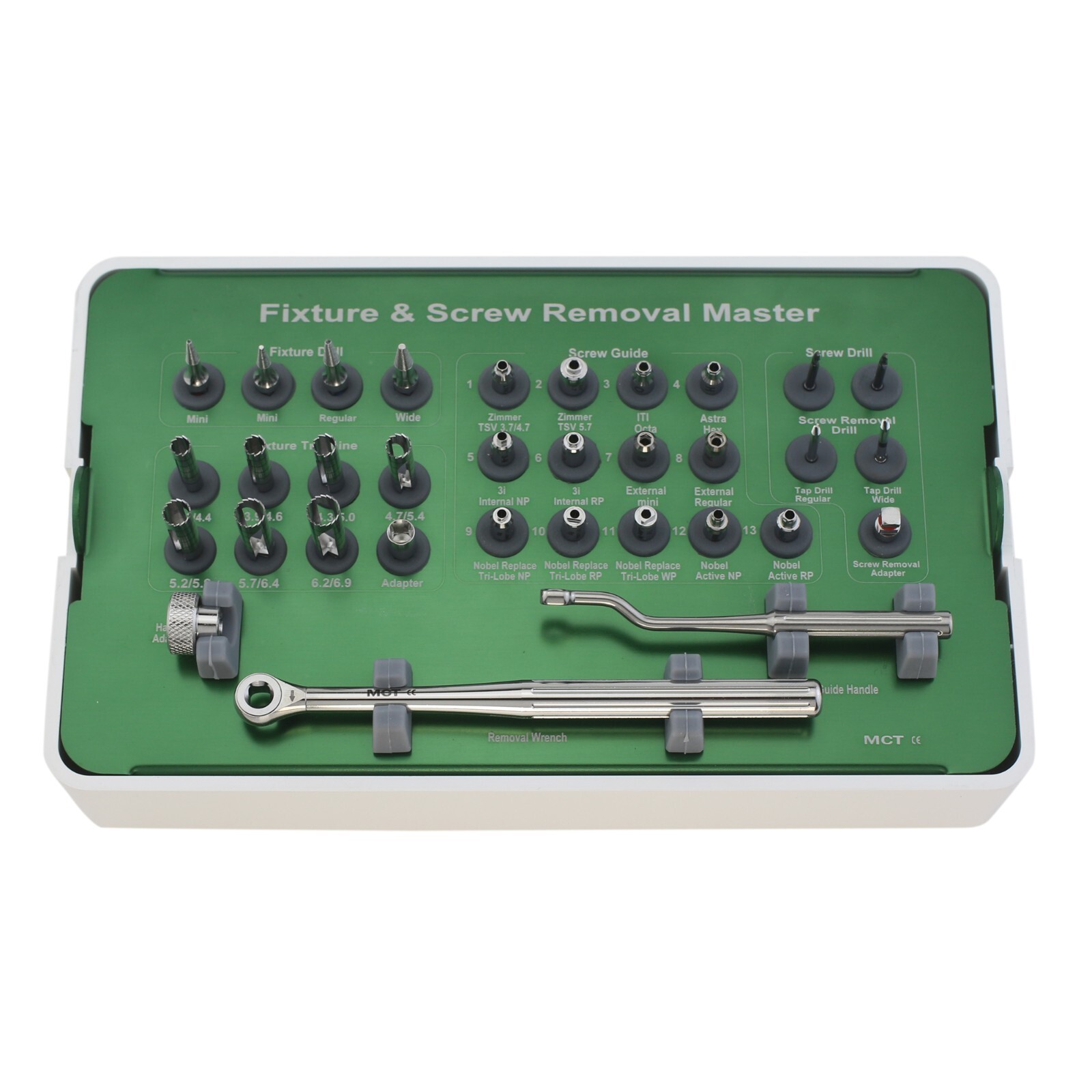 Salvin Implant Rescue Kit MCT FSRK-02 Implant Fixture & Fractured Screw Removal