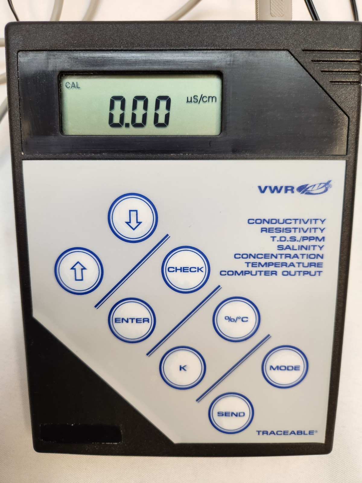 VWR 61161-362 Multi-function Meter, RS232 output, with AC adapter