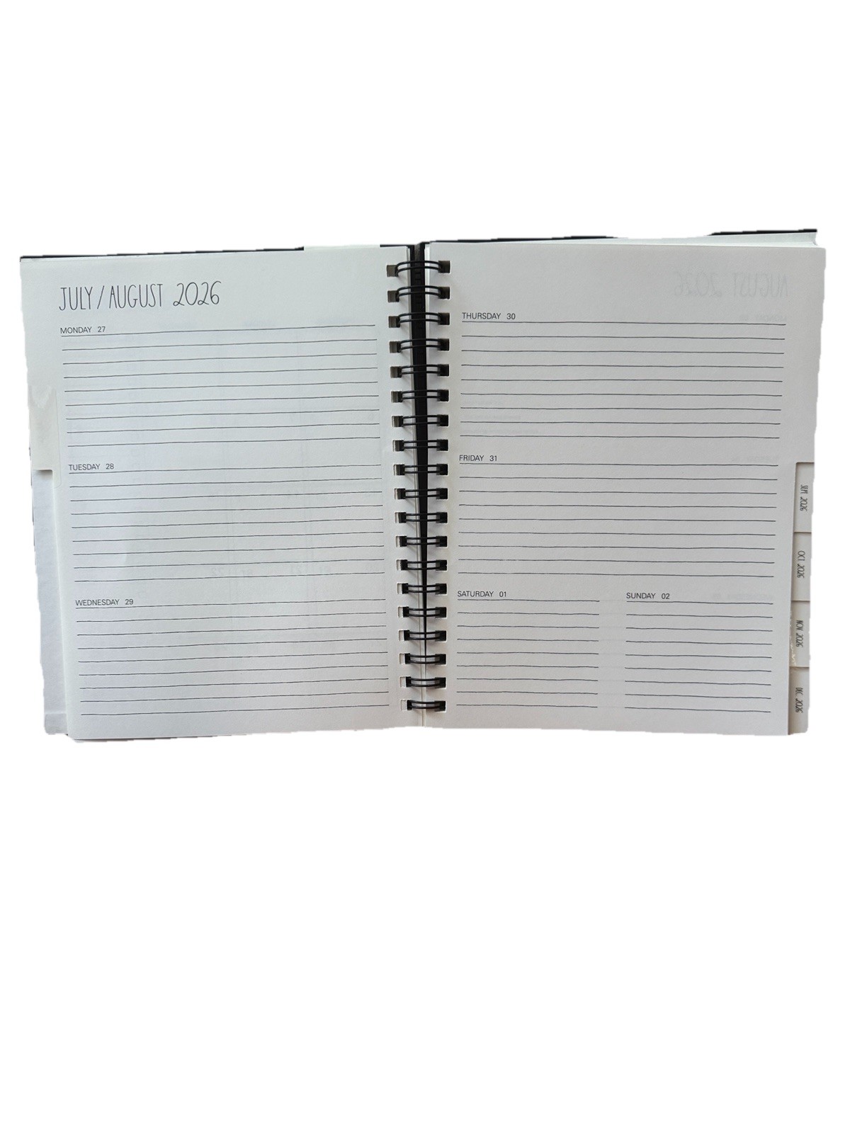 2027 Planner Rae Dunn Make It Happen 17 Months Aug 2026- Dec 2027 Pink 10×8”