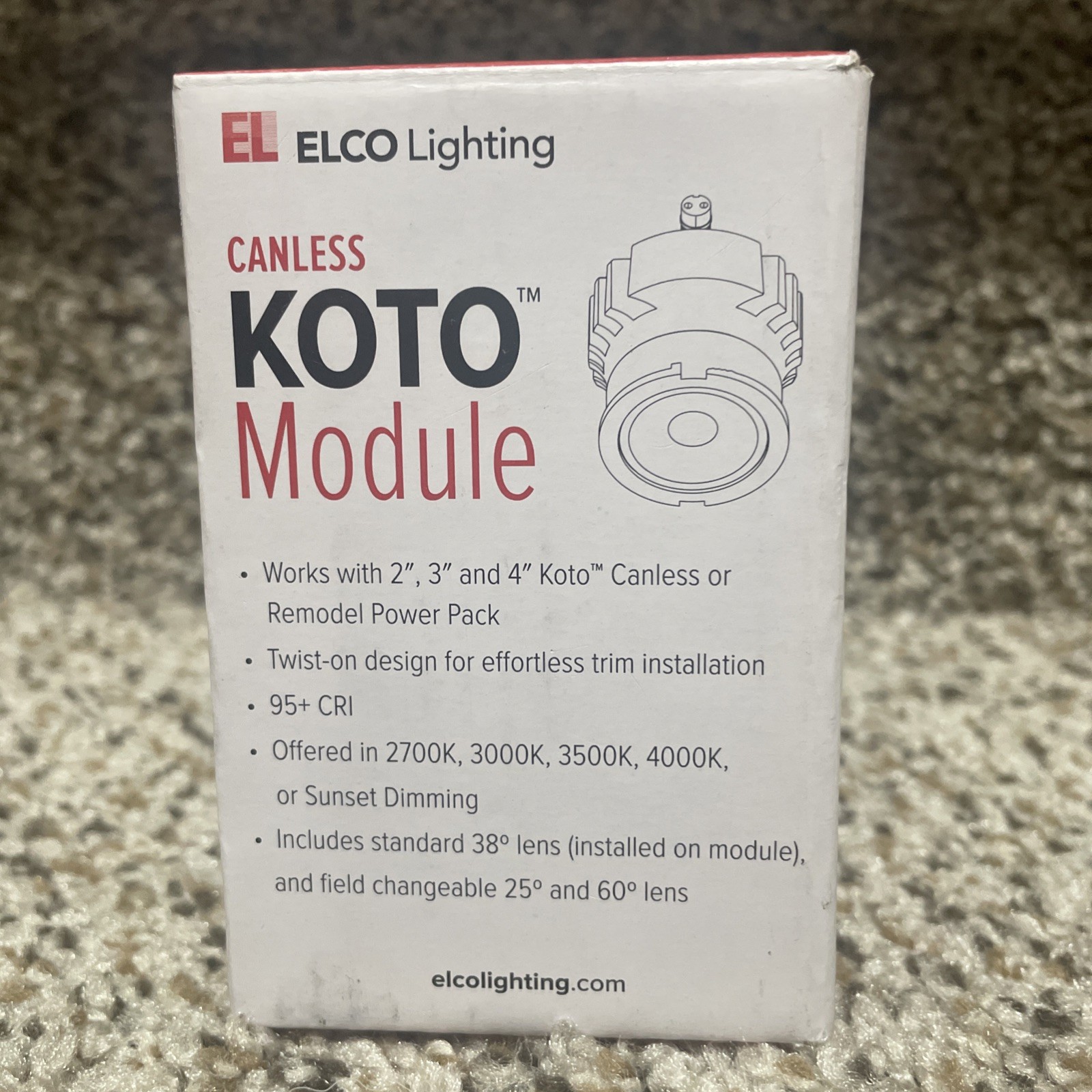 Elco Lighting EKCL2140D Canless Koto LED Module