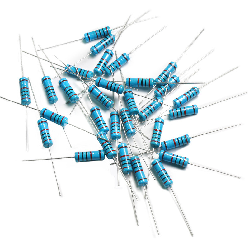 3 Watt Metal Film Resistors 3W 1% Tolerance 1 Ohm-10 MOhm Pack: 10/ 20/30/50/100