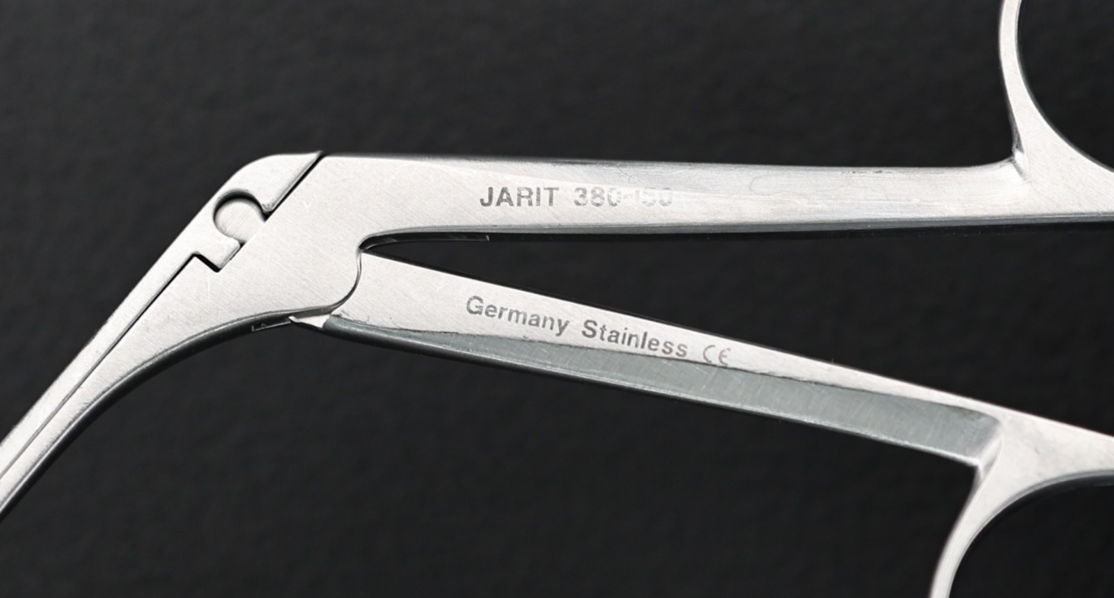Jarit 380-150 Hartman Alligator ENT Forceps, Serrated, 1.8mm Jaw, Straight, 85mm