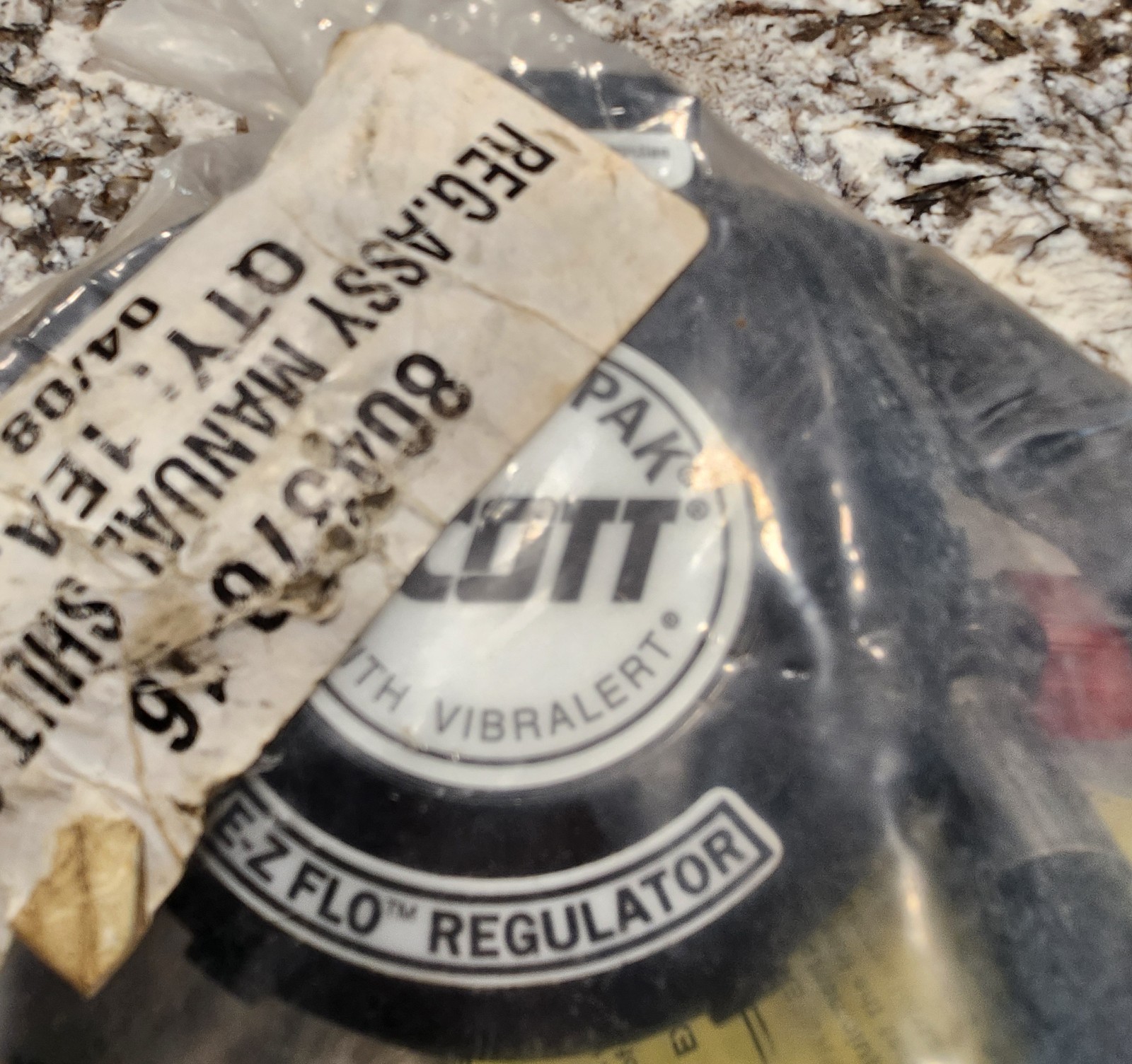 NEW OLD STOCK SCOTT 804370-16 EZ-FLO Hose Regulator Assembly HUD SCBA