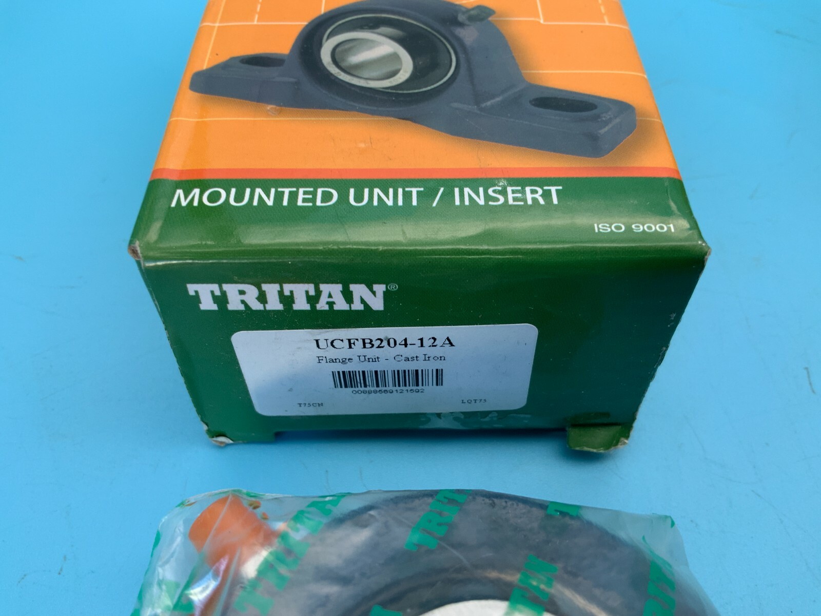 Tritan UCFB204-12A Flange Mount Bearing, 3 Bolt Flange Bracket Unit