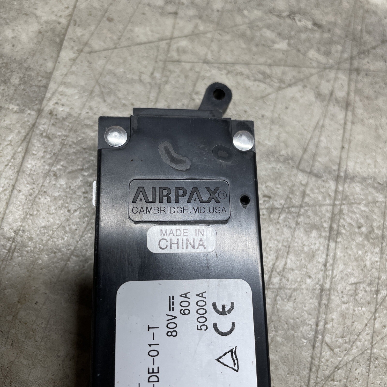 Airpax CERB1-1-52-60.0-DE-01-T Circuit Breaker, 60 Amp 80 VDC, New