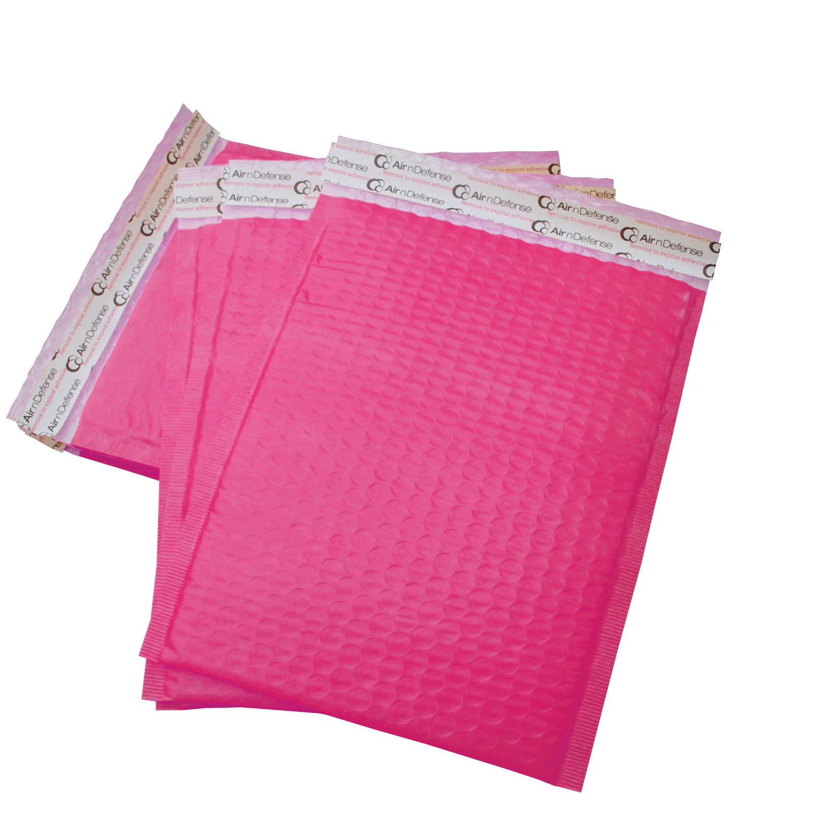 AirnDefense 200 #2 8.5X12″ Pink Poly Bubble Mailers Shipping Padded Envelope
