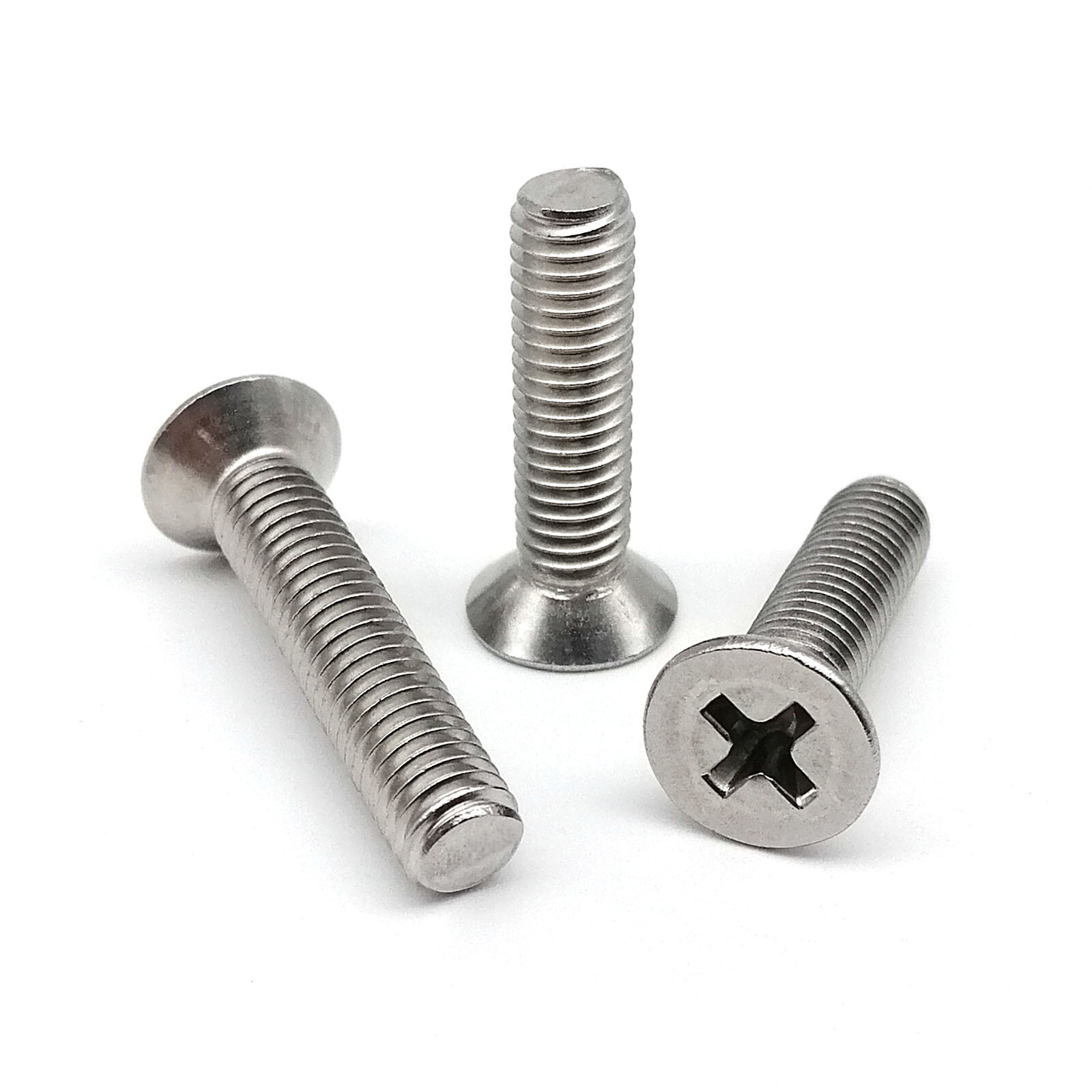 10/50pcs M1-M8 Mini Small Micro Cross Phillips Flat Countersunk Head Bolt Screw