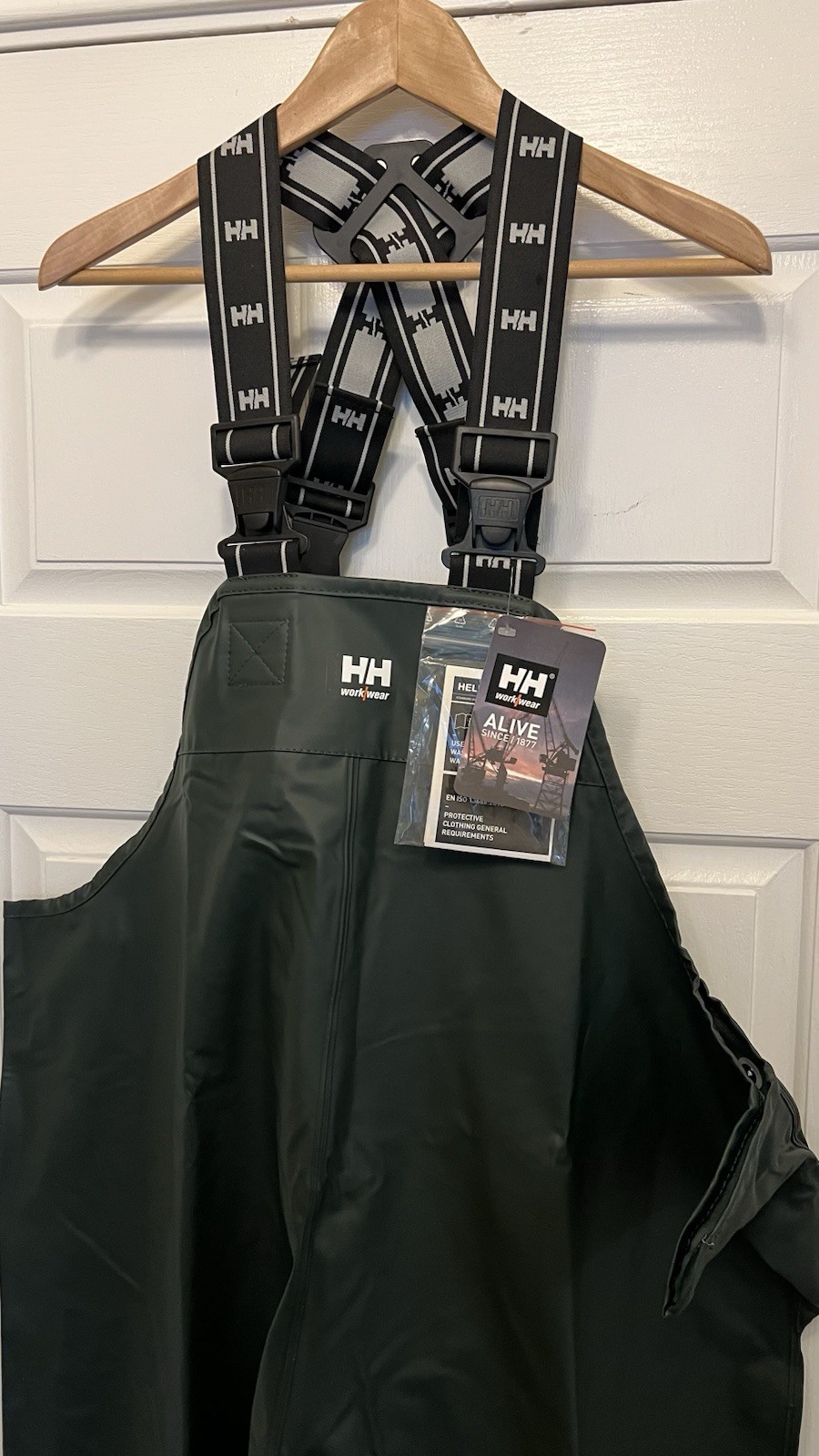 Helly Hansen 70500_490-Xl Rain Bib Overall, Cotton/Pvc