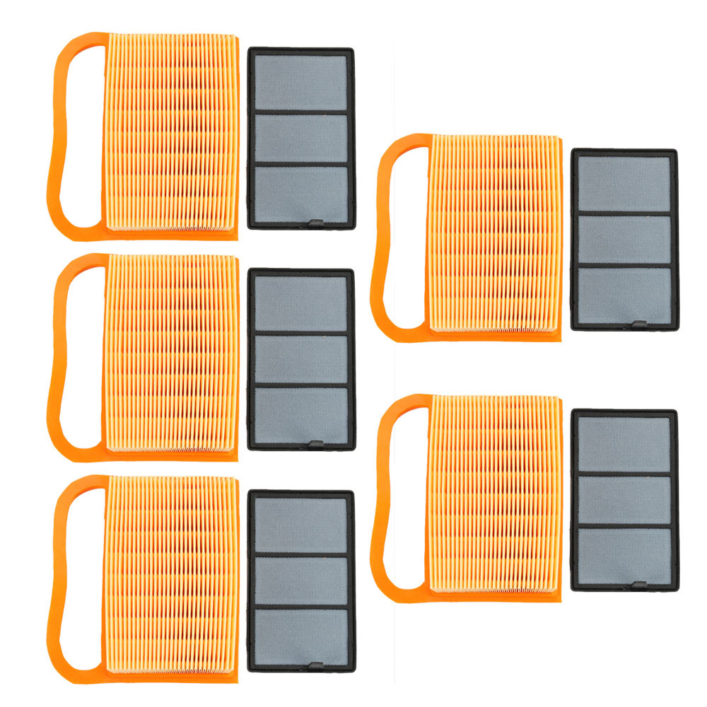 For Stihl TS410 TS420 TS 420 TS 5 Pack Air Filter Set Part Saws 4238-140-4402