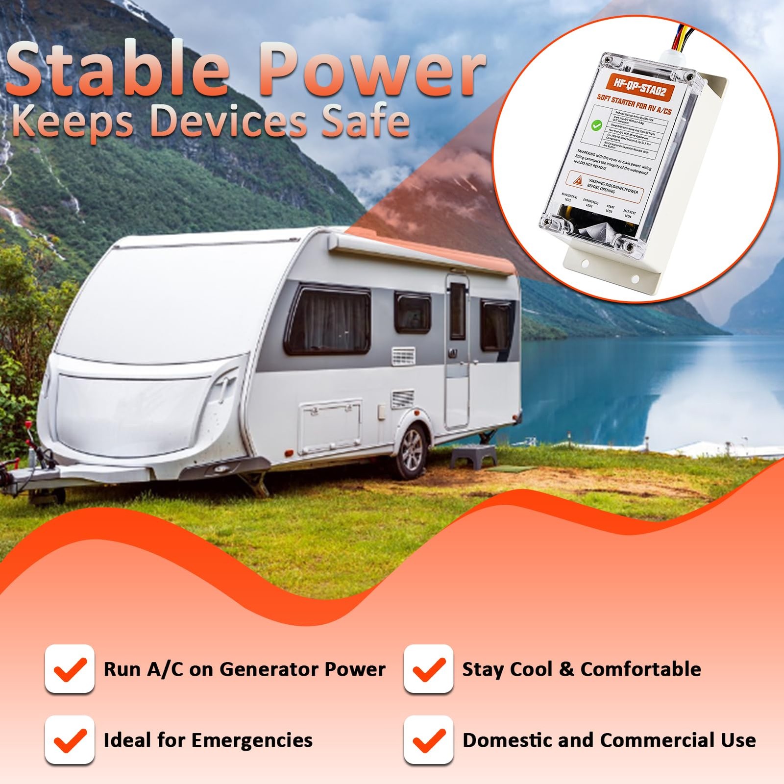 Wodli Soft Start Kit For Rv Air Conditioner Hvac Soft Start Kit For Rv Van