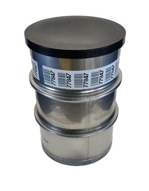 Used 55 gallon Stainless Steel Barrel Drum Open Top 316 Sanitary #1