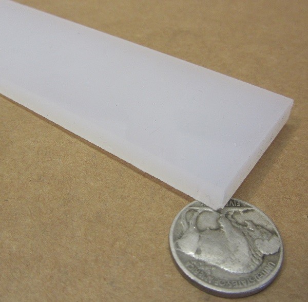 Polypropylene Bar 1/4″ (.250″) Thick x 1.50″ Wide x 48″ Long, 8 pcs, 32 feet