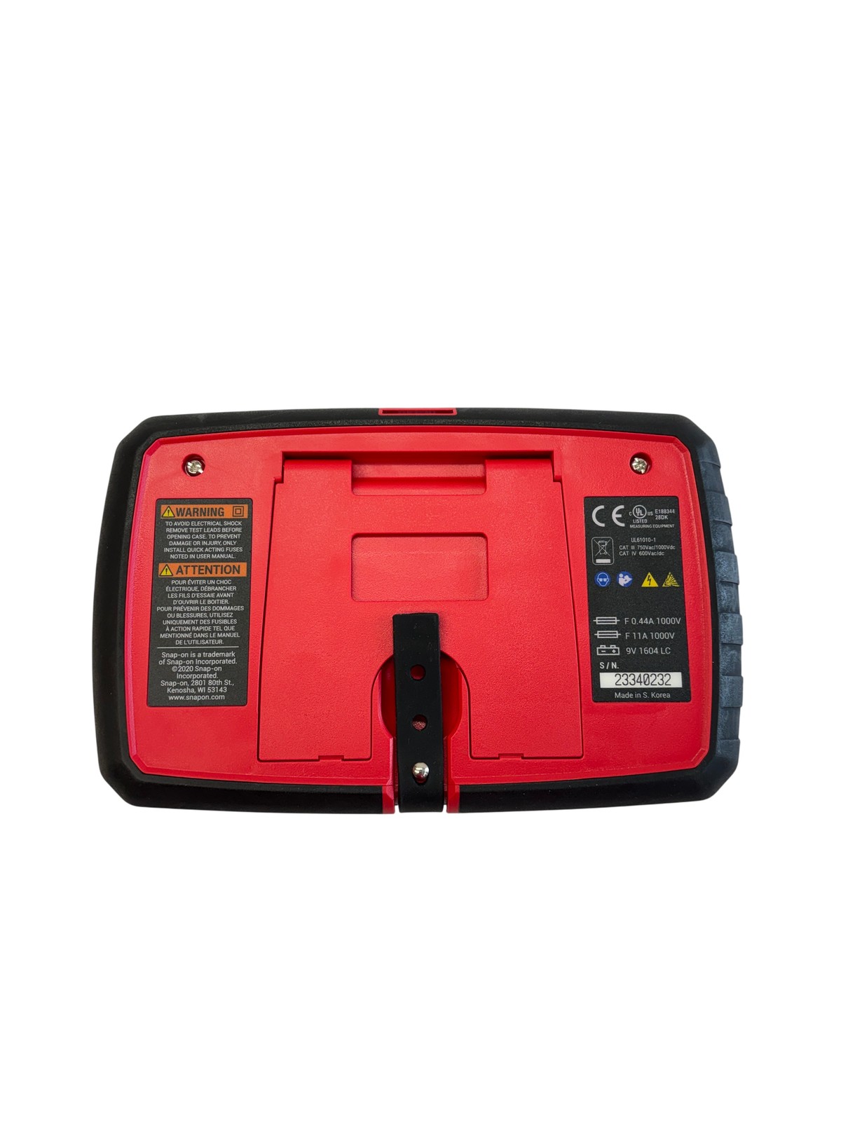 Snap-on Tools EEDM525F True RMS CAT III CAT IV Digital Multimeter